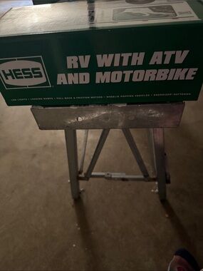 Hess Green Vehicle Accessory - RV with ATV and Motorbike